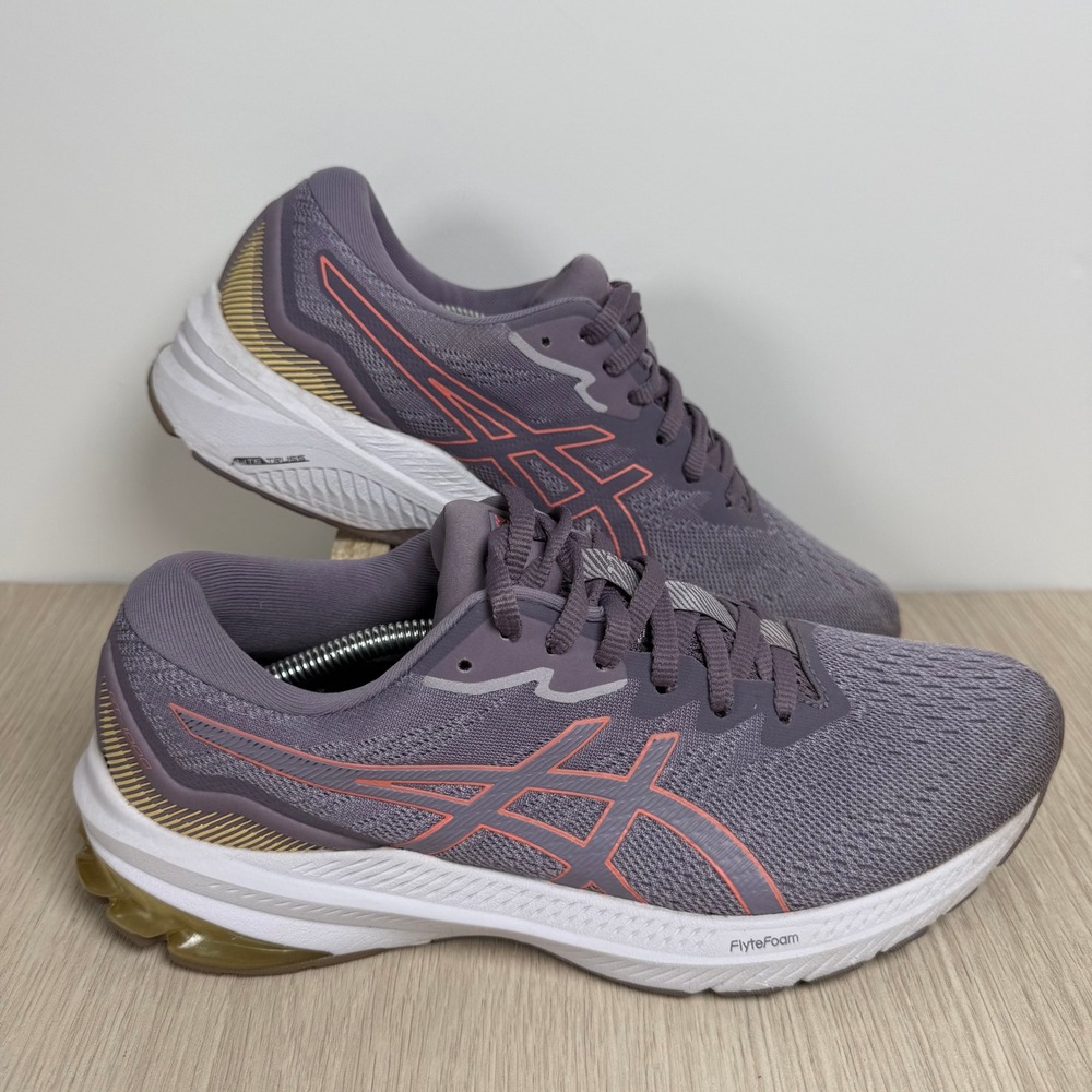 Running Shoes Asics Women 8.5 Purple GT-2000 10 Road Sneakers 1012B197